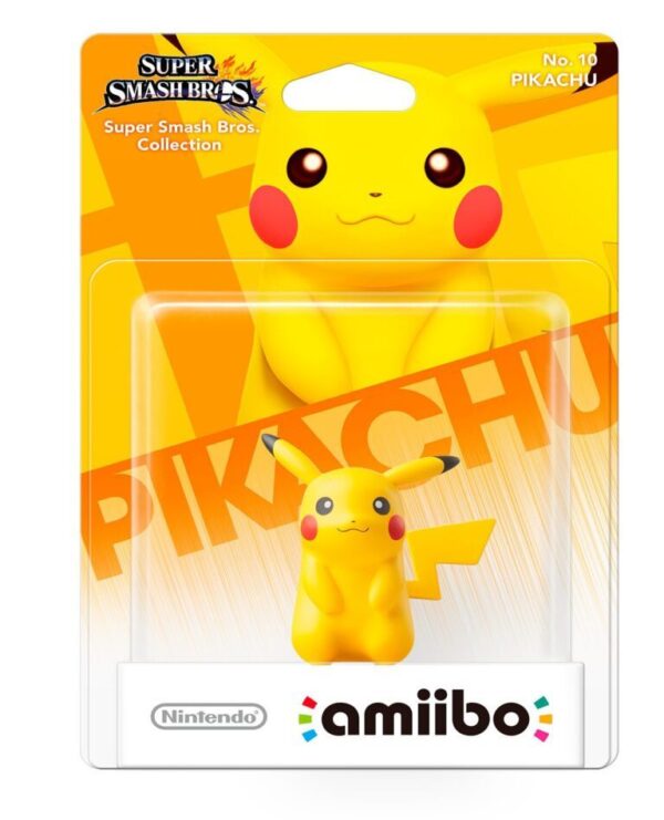 Figura Super Smash Bros Pikachu Amiibo NFC